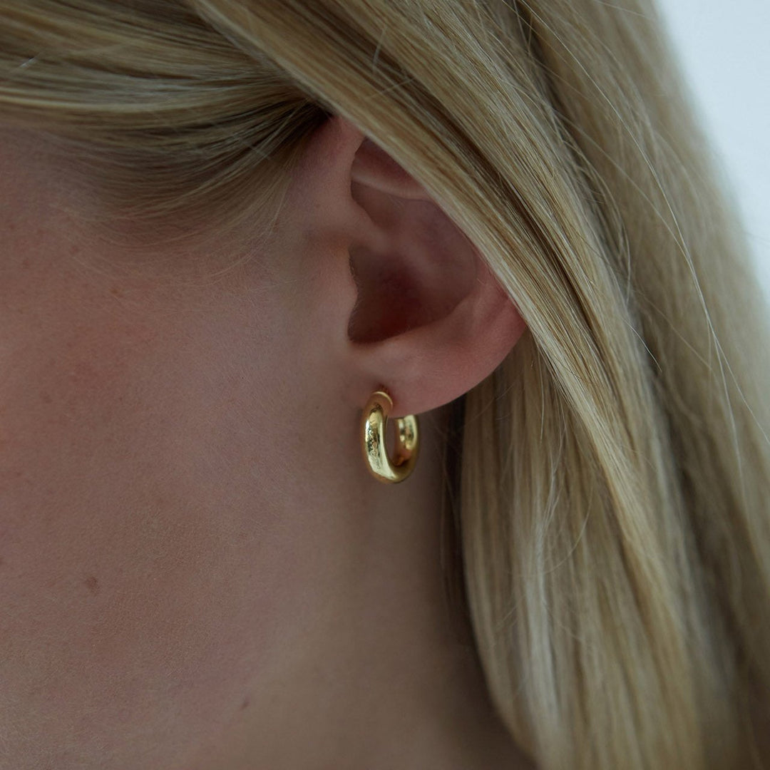 Auskarai „Camille Hoops 16 mm“ 925 Sidabras