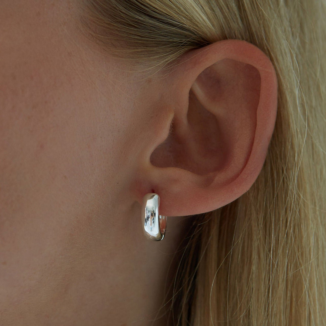 Auskarai „Janet Hoops“
