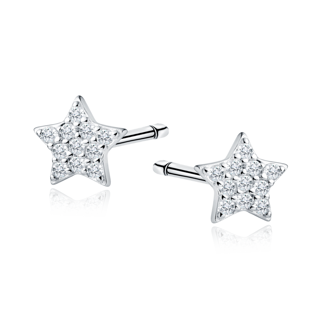 Auskarai "Shiny stars" 925 Sidabras