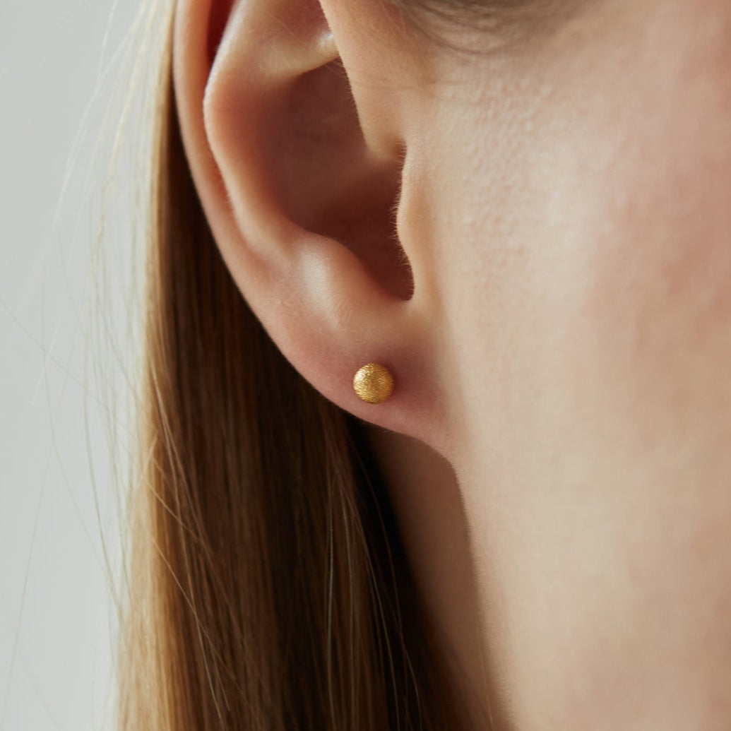 Earrings "Spiky dots" 925 Silver