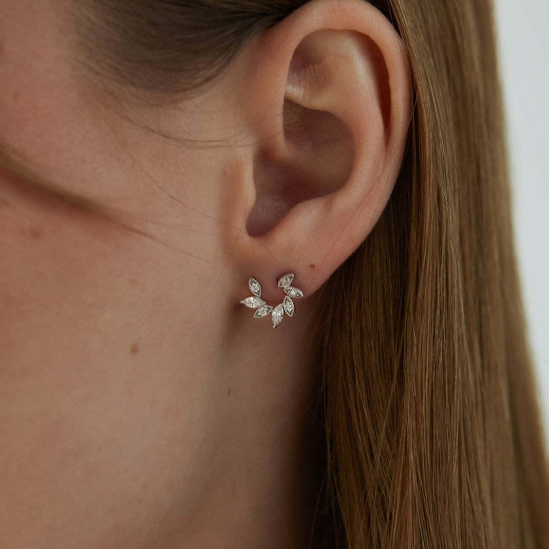 Earrings "Rosabelle" 925 Silver