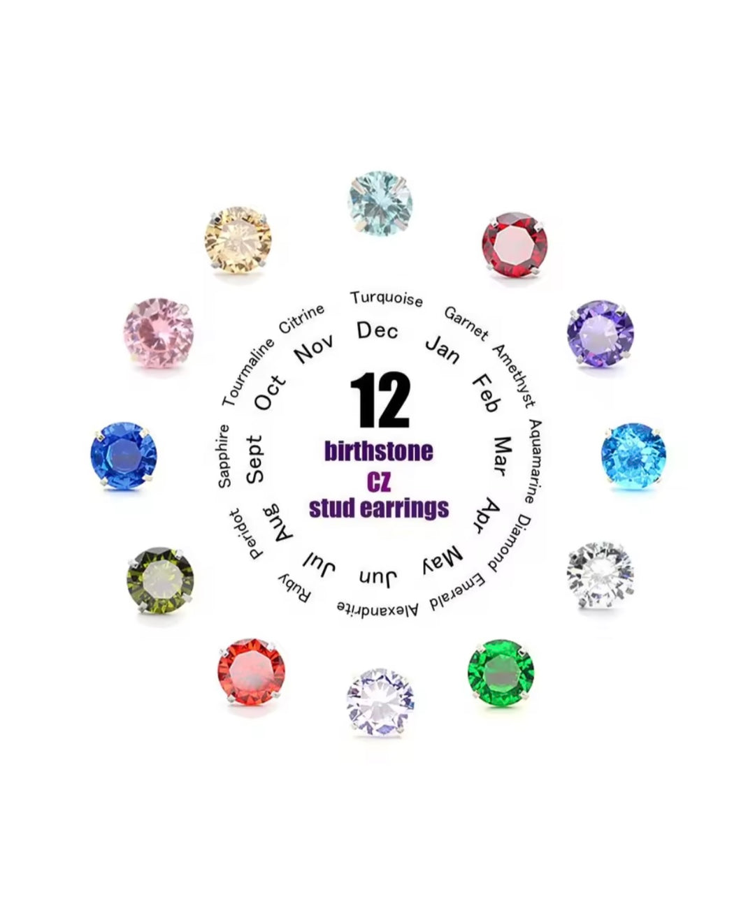 Auskarai „Bling“ 925 Sidabras