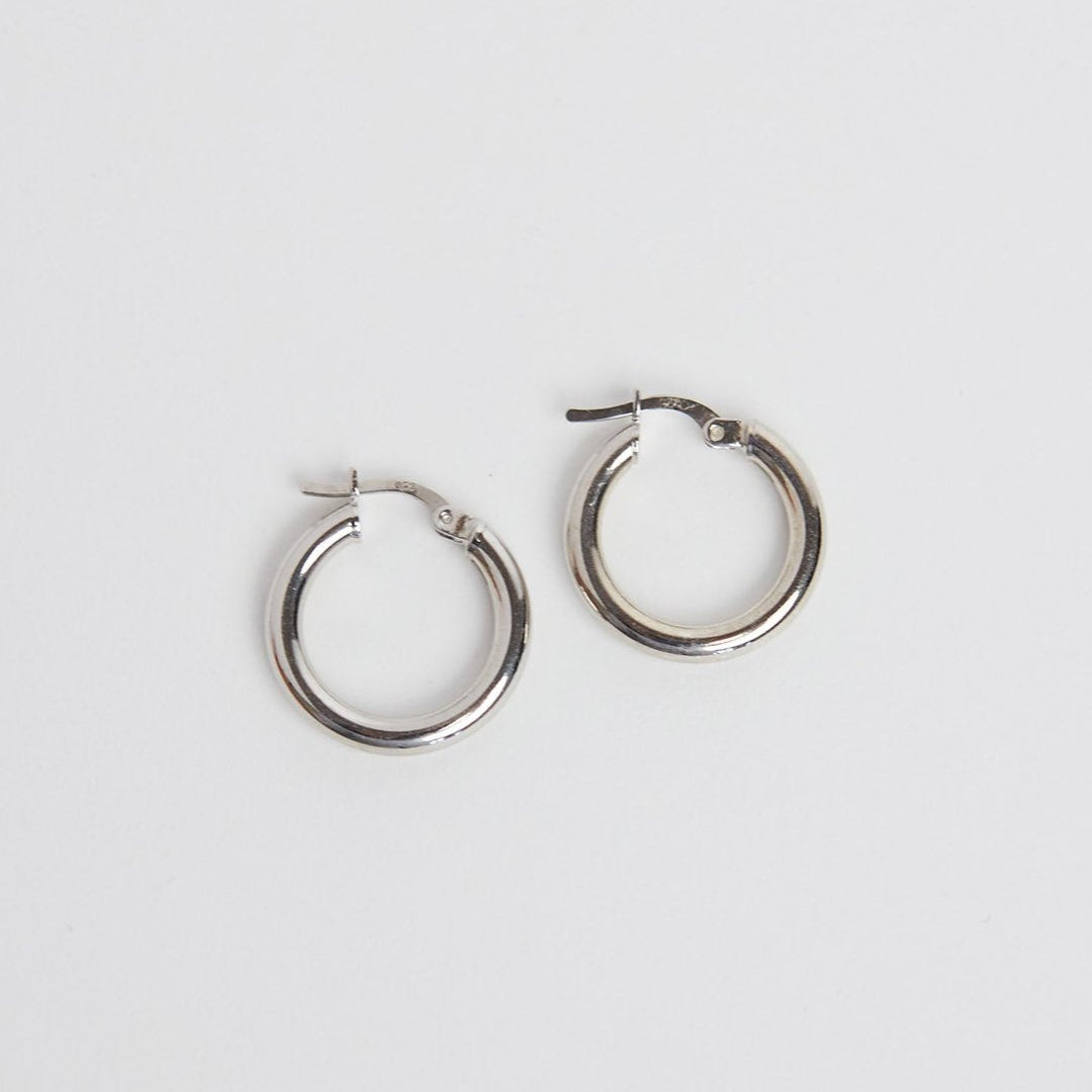Auskarai „Camille Hoops 21 mm“ 925 Sidabras