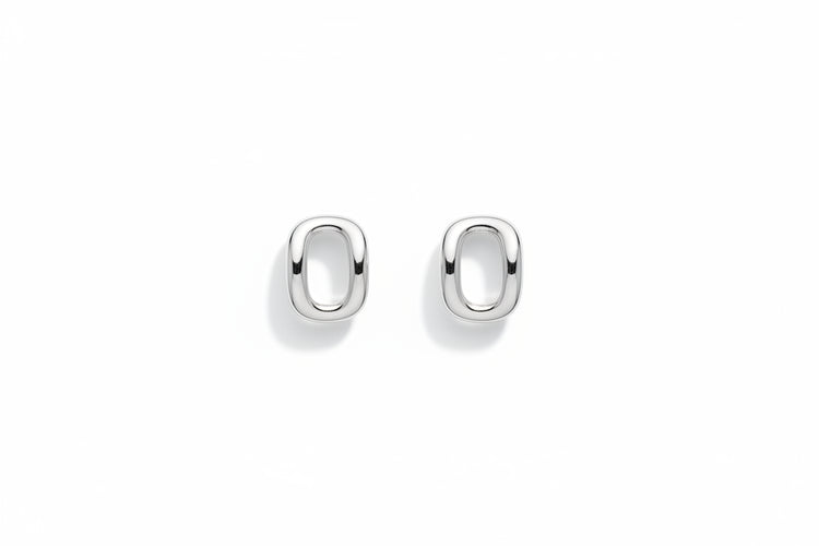 Hold Oval Earrings – product shot on white background