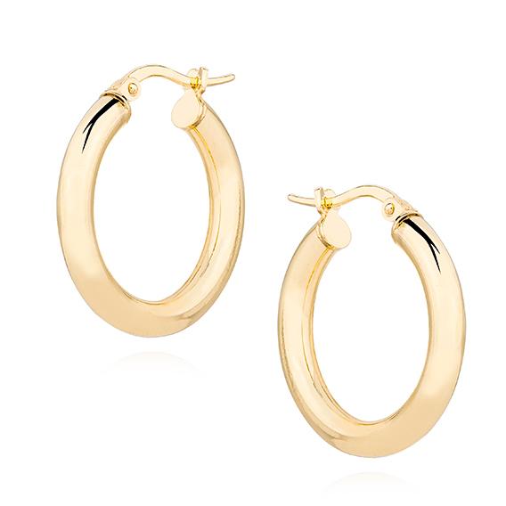 Auskarai „Camille Hoops 21 mm“ 925 Sidabras